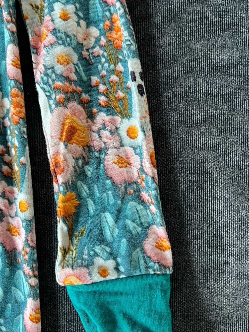 Olive and Stella Girls Bamboo Ghosted Pajama Set Size 4T - Picture 4 of 9